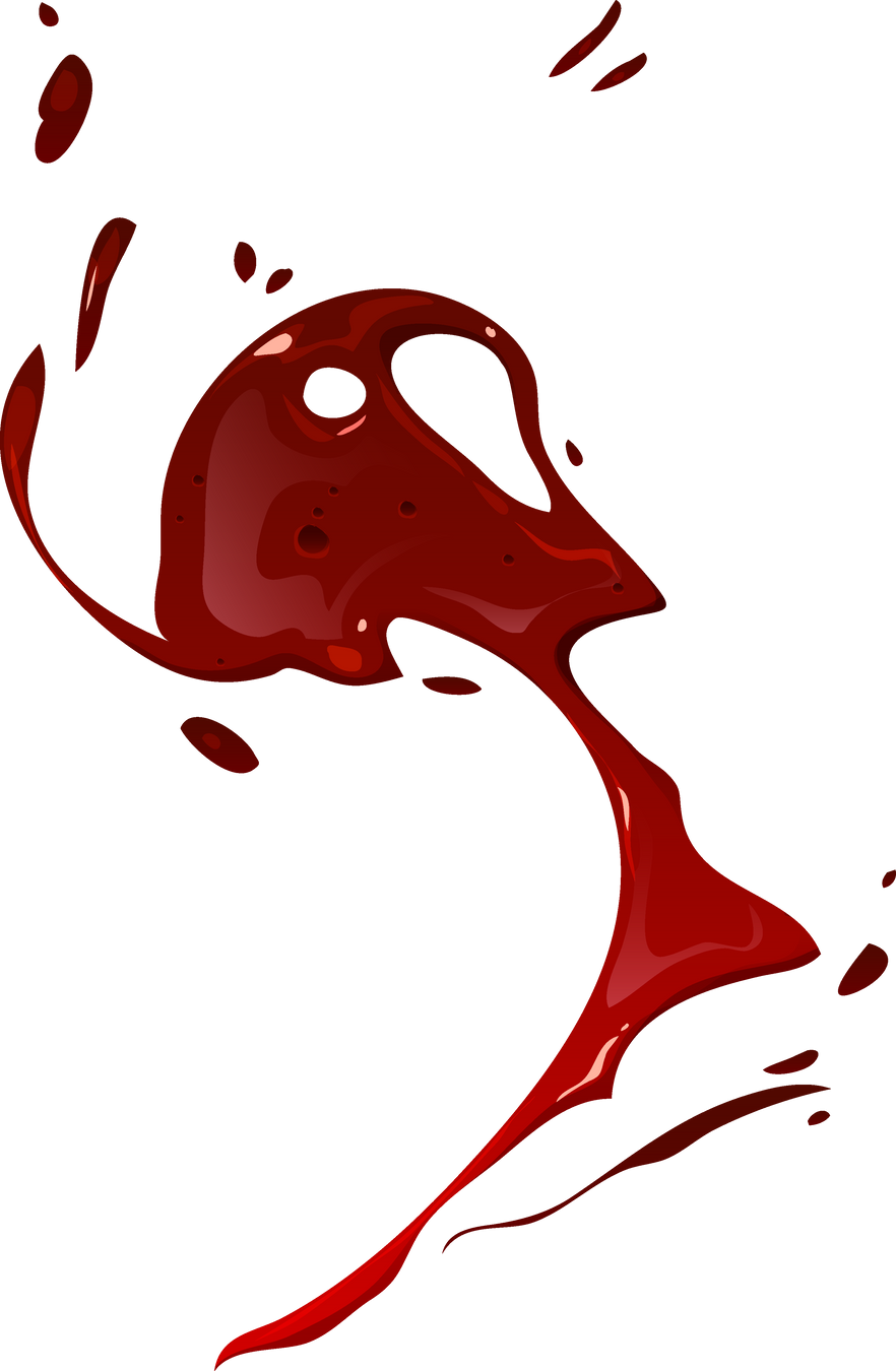 a red liquid splashing on a white background
