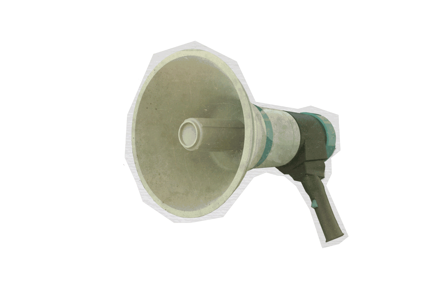 siren sticker that moves and, when clicked, takes the user to Shadowplay's interactive music video experience