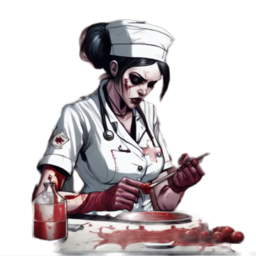 bloody nurse cartoon  gif