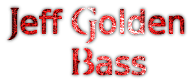 the logo for jeff golden bass