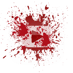 a red paint splatter on a white background links to shadowplays youtube channel